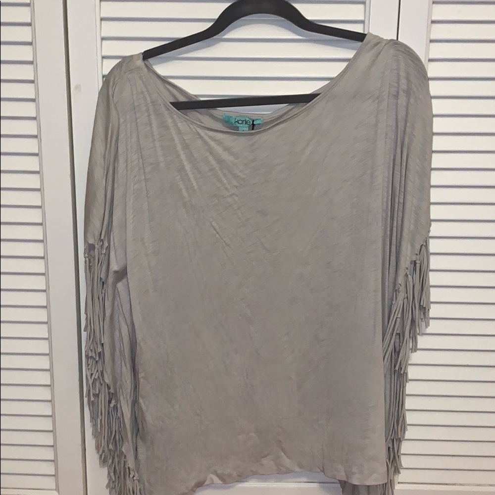 Karlie fringe top